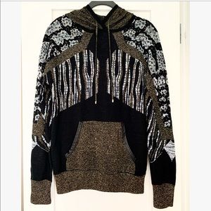 NEW Diane Von Furstenberg Hoodie/Sweatshirt Medium